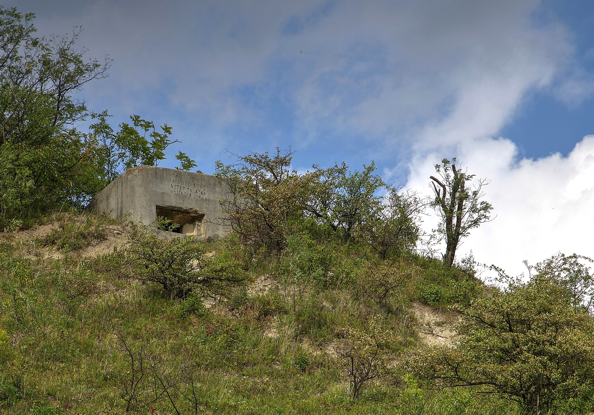 Lehké opevnění vz. 36 na Turoldu u Mikulova — úsek 4