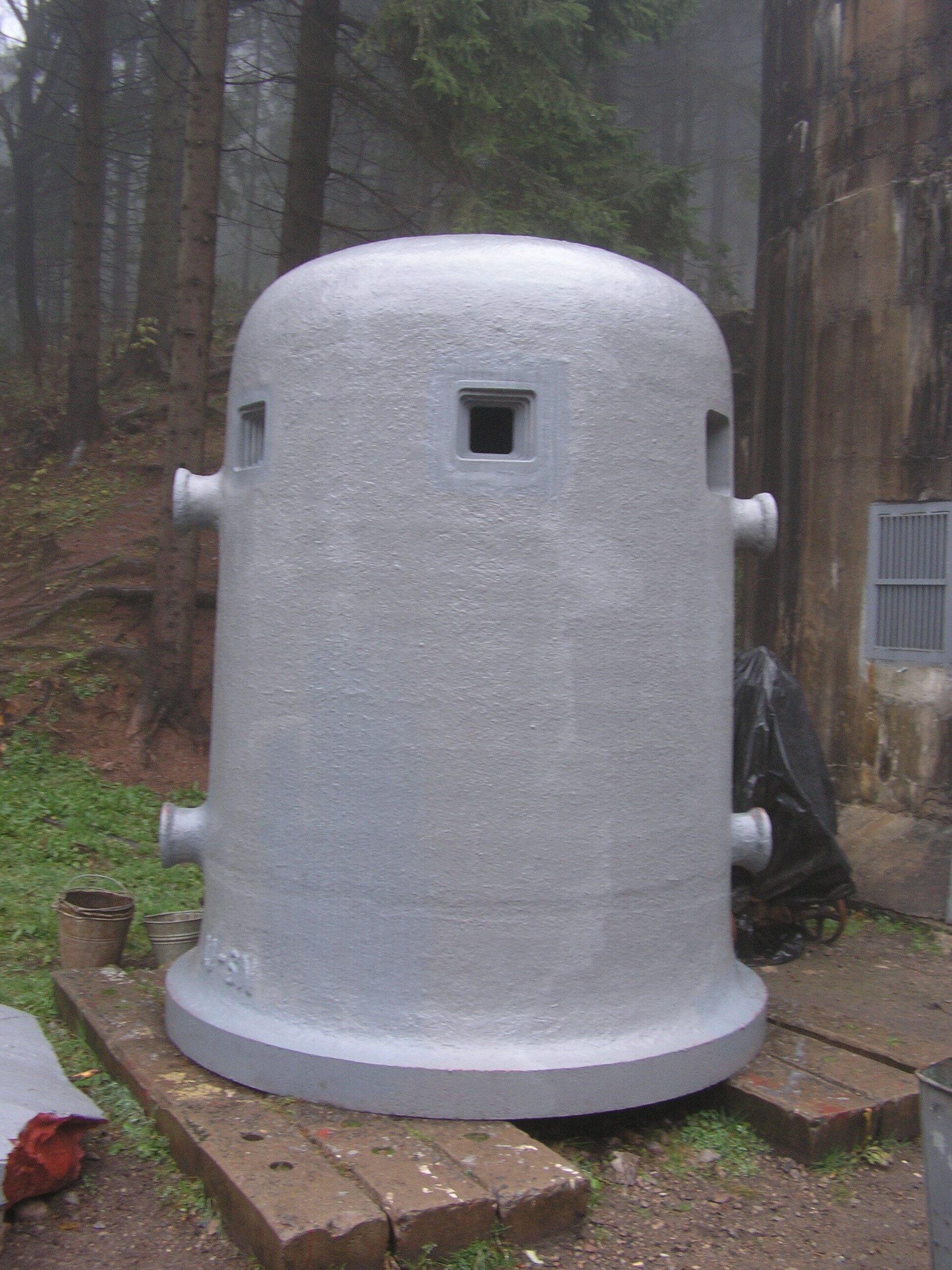 Pancéřový pozorovací zvon na pěchotním srubu K-S 22a „Krok" tvrze Bouda